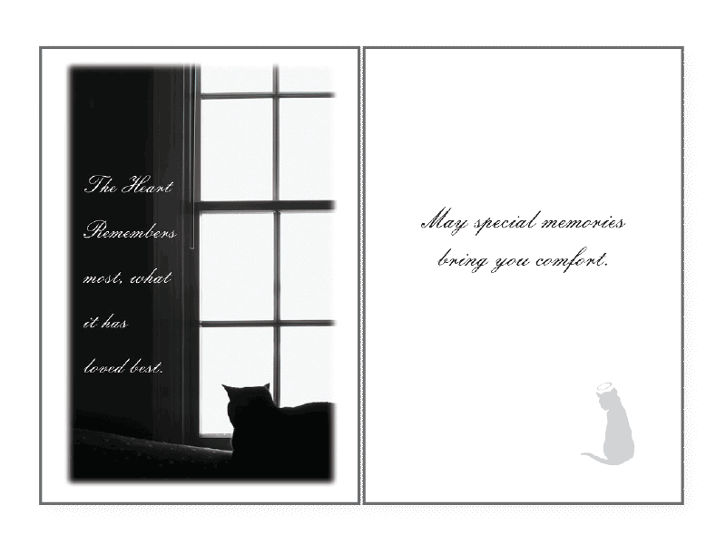 Dog Speak Sympathy Card Collection