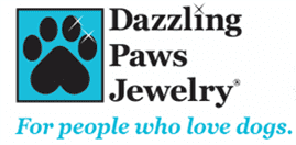 Dazzling Paws Jewelry Sterling Silver Semi-Precious Stone Paw Earrings