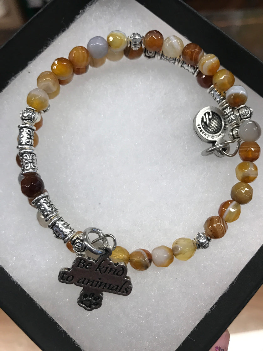 Chico Charms Stone Wrap Bracelets
