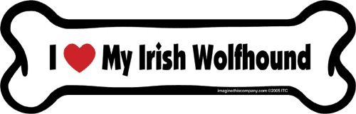 Imagine This Car Magnet, I Heart My... Purebreeds A-L