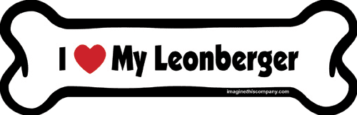 Imagine This Car Magnet, I Heart My... Purebreeds A-L