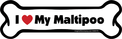 Imagine This Car Magnet, I Heart My... Mixed Breeds