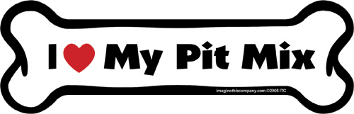 Imagine This Car Magnet, I Heart My... Mixed Breeds
