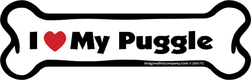 Imagine This Car Magnet, I Heart My... Mixed Breeds