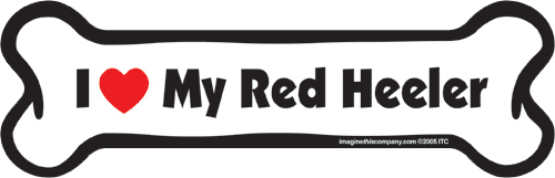 Imagine This Car Magnet, I Heart My... Purebreeds A-L