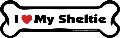 Imagine This Car Magnet, I Heart My... Purebreeds A-L