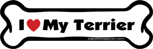 Imagine This Car Magnet, I Heart My... Mixed Breeds
