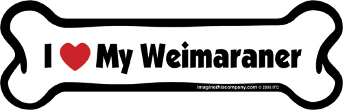 Imagine This Car Magnet, I Heart My... Purebreeds A-L