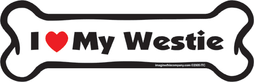 Imagine This Car Magnet, I Heart My... Purebreeds A-L