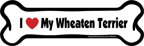 Imagine This Car Magnet, I Heart My... Purebreeds A-L