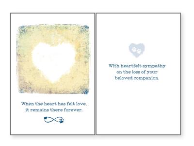 Dog Speak Sympathy Card Collection