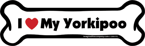 Imagine This Car Magnet, I Heart My... Mixed Breeds